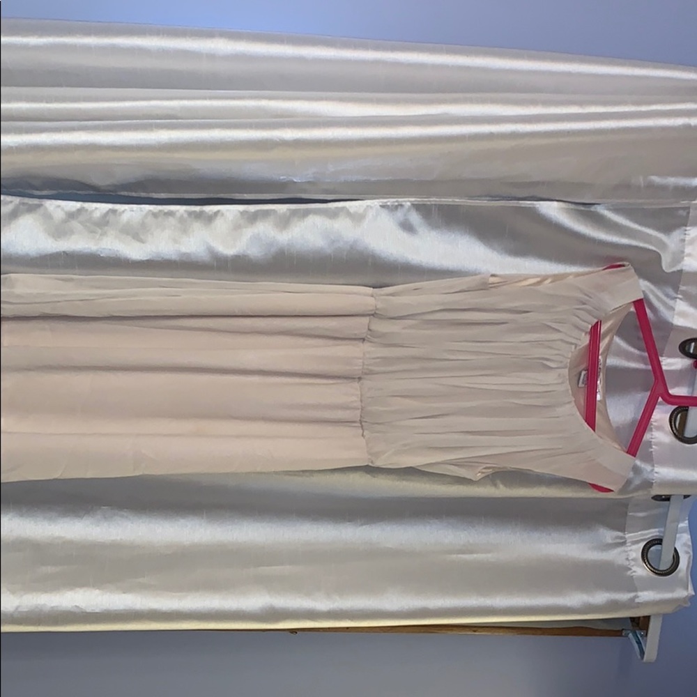 Off white chiffon dress